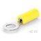 Te Connectivity Ring Terminal, #10 Stud Size, 26 AWG, 300 V, Nylon Insulated, Yellow 54312-1 - alternate 1